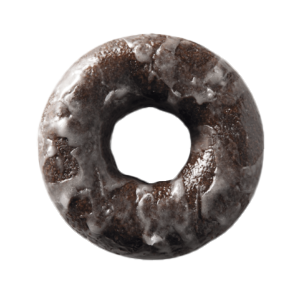 초코 글레이즈드 도넛